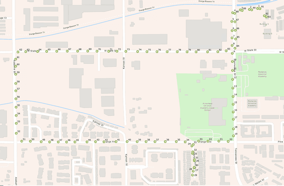  Snap to roads GPS Track 